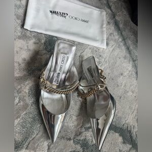 Jimmy Choo x Jean Paul Gaultier mules